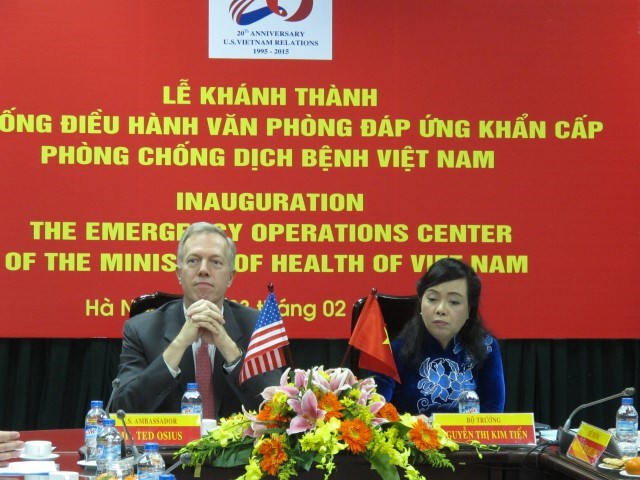 បើកសម្ពោធន៍ការិយាល័យបង្កាប្រយុទ្ធប្រឆាំងអាសន្នរោគបន្ទាន់